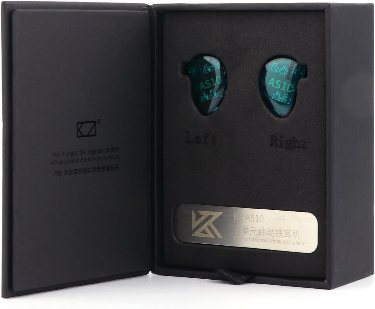 KZ AS10 5BA Hifi Stereo In-Ear Monitor Hifi Wired Earbuds Earphones
