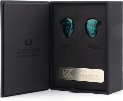 KZ AS10 5BA Hifi Stereo In-Ear Monitor Hifi Wired Earbuds Earphones