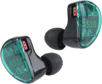 KZ AS10 5BA Hifi Stereo In-Ear Monitor Hifi Wired Earbuds Earphones